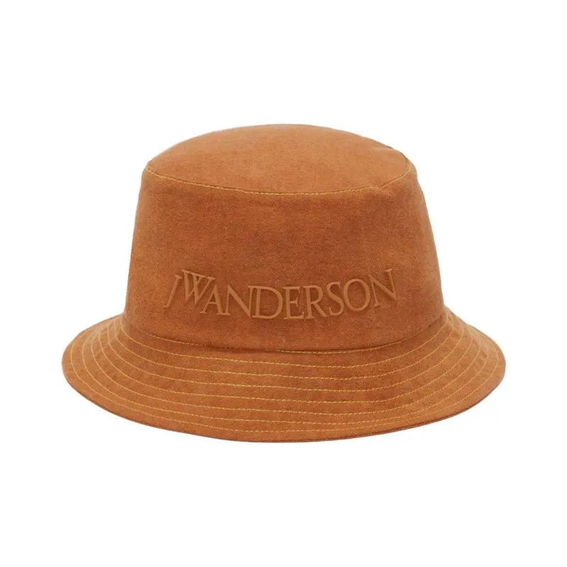 JW Anderson Logo Embroidered Bucket Hat-1