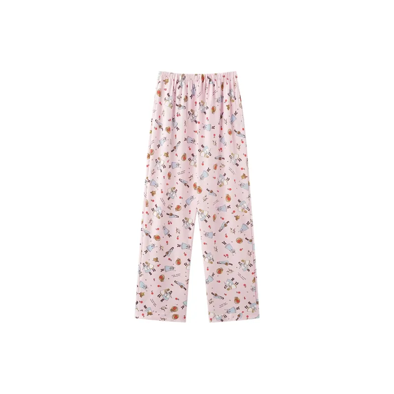 MADALLO Pajama Pants Women's Lotus Color-0
