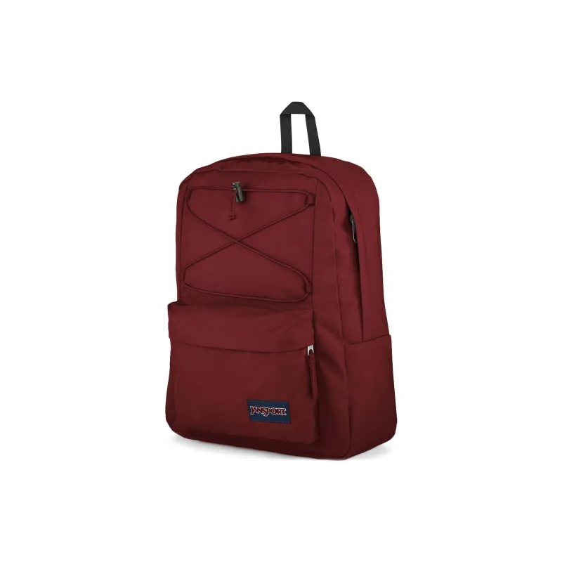 JanSport Recycled Polyester Backpack Unisex Reddish Brown-1
