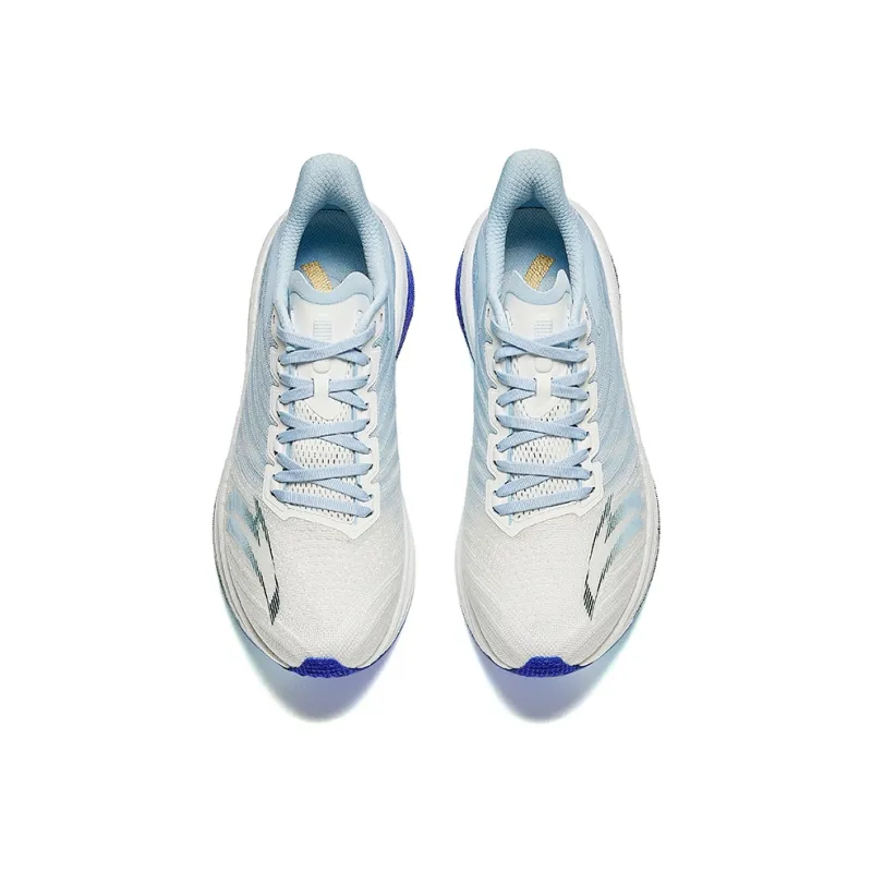 Anta Running Collection Anti Slip Wear Resistant Low Top Casual Running Shoes Men's White Blue-2