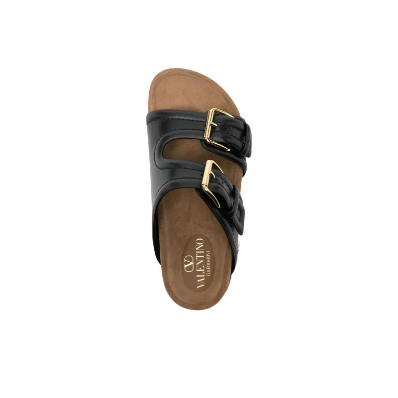 Valentino Fussfriend Double Strap Slip On Slides Women's-4