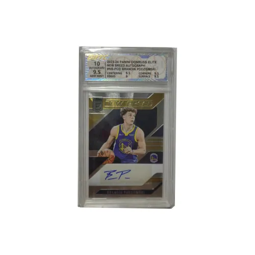 PANINI Brandin Podziemski 2023-24 DONRUSS ELITE Gongbo Signature 10 Points Card Condition 9.5 Points Graded Cards 1 Pc