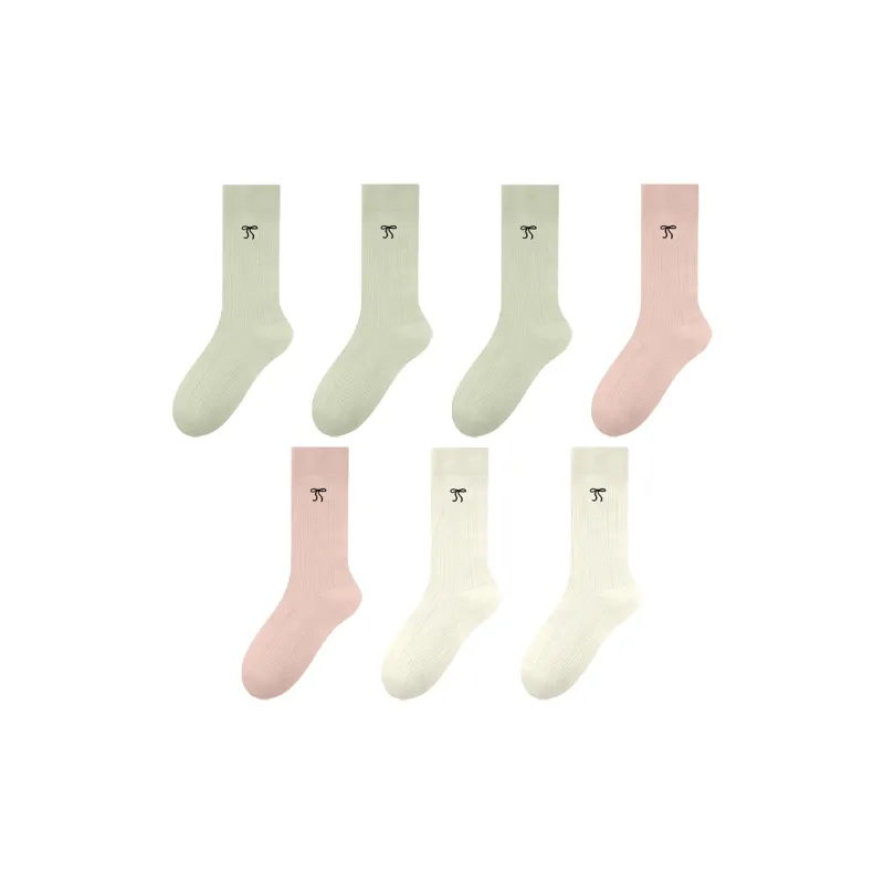 MIIOW Cool One Summer Series Knee High Socks Women's 7 Pack-12