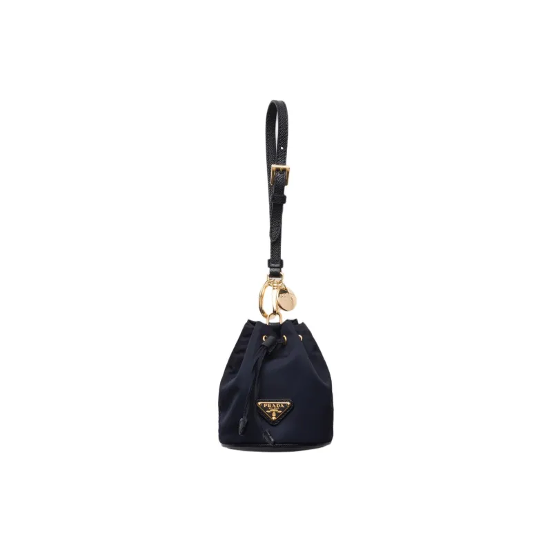 PRADA Re-Edition Recycled Nylon Clutch Mini Women's Blue-1