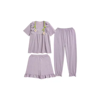 Sleeping Beauty Pajama Set Women's Purple