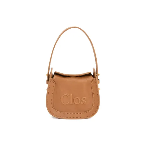 Clos Calfskin Crossbody legion Bag One Shoulder Handbag Mini Women's Apricot/Brown/Black