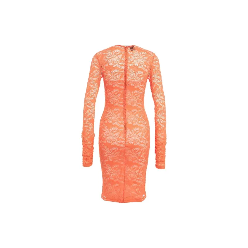 PINKO Long-Sleeved Dresses Women's Orange-1