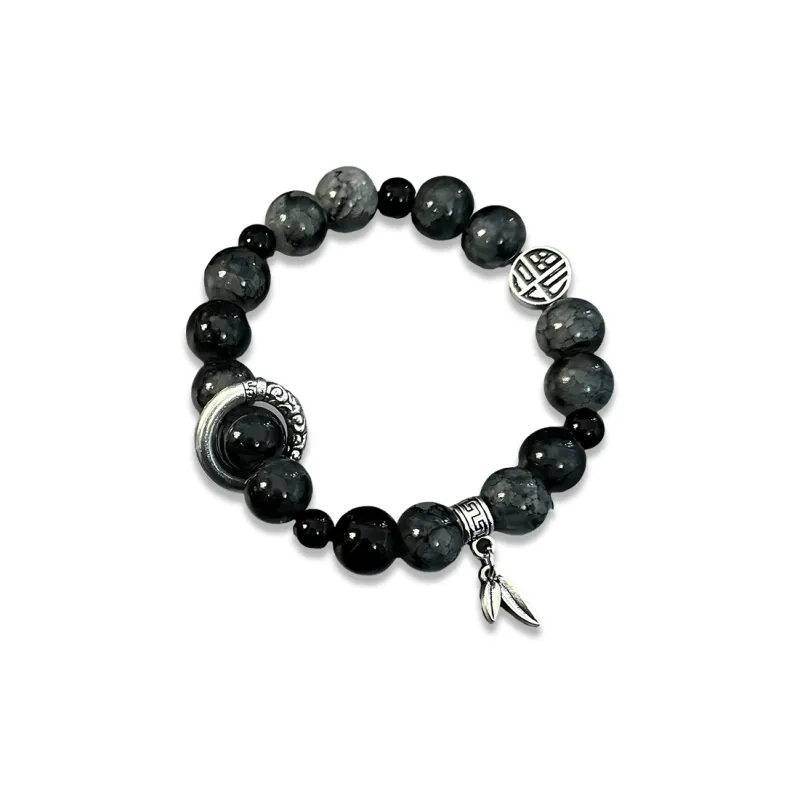 Shiban Alloy Glass Bracelets Unisex-1