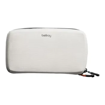 BELLROY Leather Trim Storage Bag Unisex White Ochre