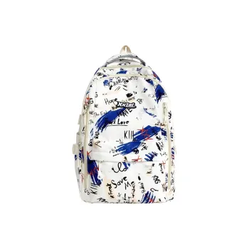 KAKAXI Composite Cloth Backpack Regular Unisex Red/Purple/Green/Dark Blue/Light Blue
