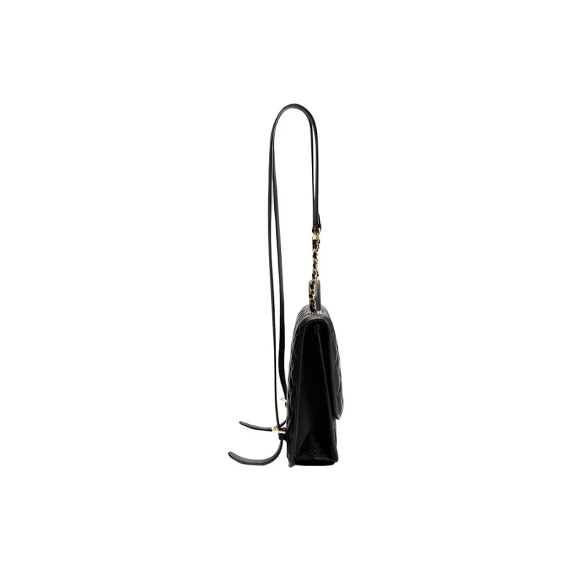 BETTERSAY Microfiber Synthetic Leather Backpack Large Size Women's Caviar Black-1