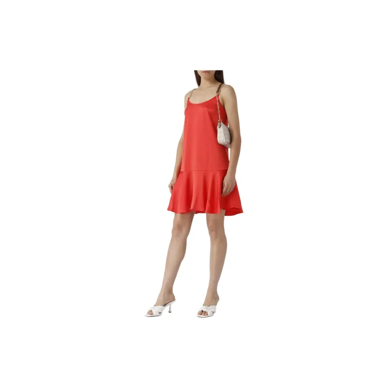 MICHAEL MICHAEL KORS Satin Chain Tank Dress-3