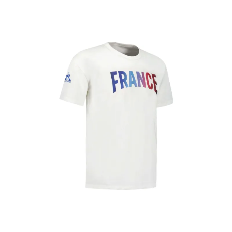 Le Coq Sportif Paris Olympic Games Series SS24 T-Shirt Équipe De France Homme T-Shirt Men's White-2