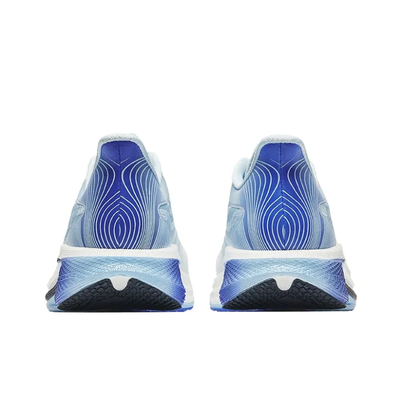 Anta Running Collection Anti Slip Wear Resistant Low Top Casual Running Shoes Men's White Blue-3
