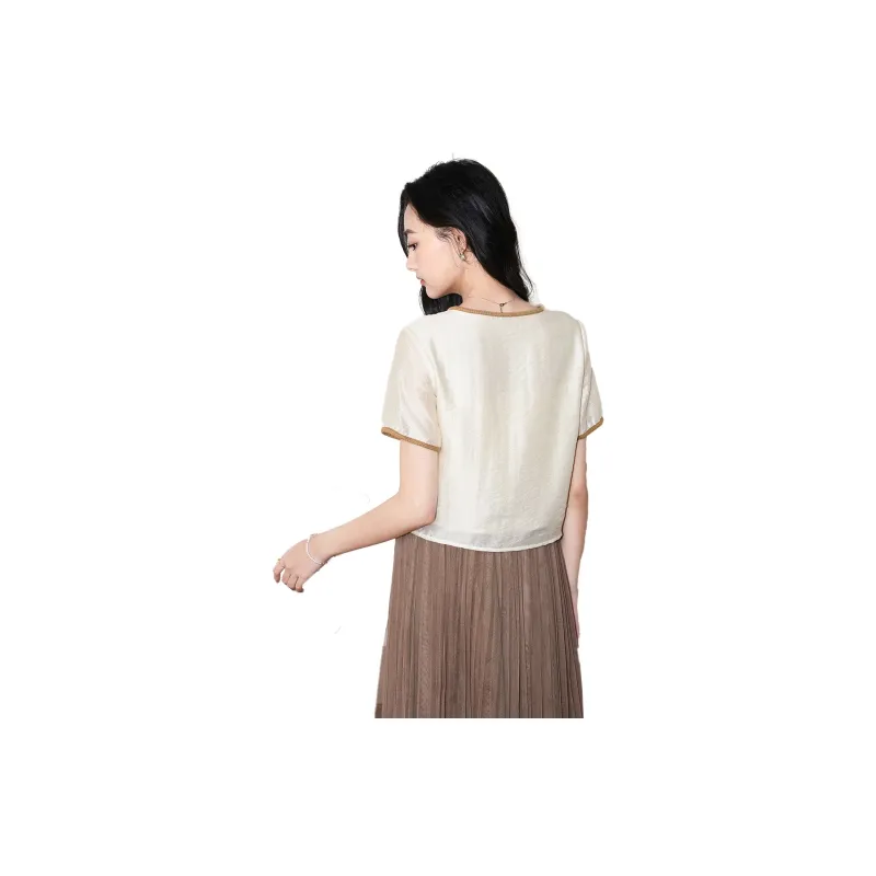 SMEN Shirts Women's Beige-1