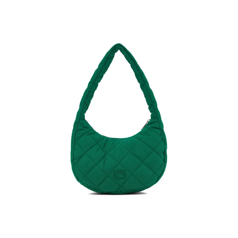MLB Polyester Cloud Bag Dumpling Bag Shoulder Bag Handbag Shoulder Bag Women's Green-2