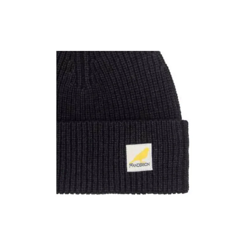 JW Anderson Logo Patch Knitted Beanie-2