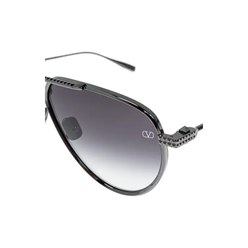 Valentino Eyewear Aviator Frame Sunglasses-2