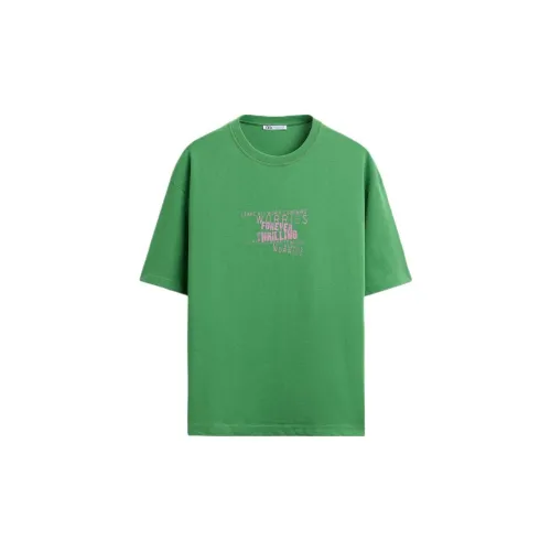 ZARA T-Shirts Men Green