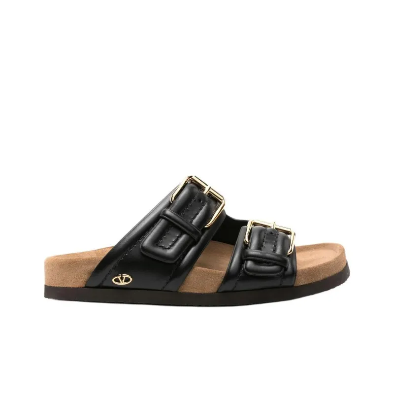 Valentino Fussfriend Double Strap Slip On Slides Women's-1