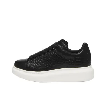 Alexander McQueen Oversized Black Full Grain Leather Women's