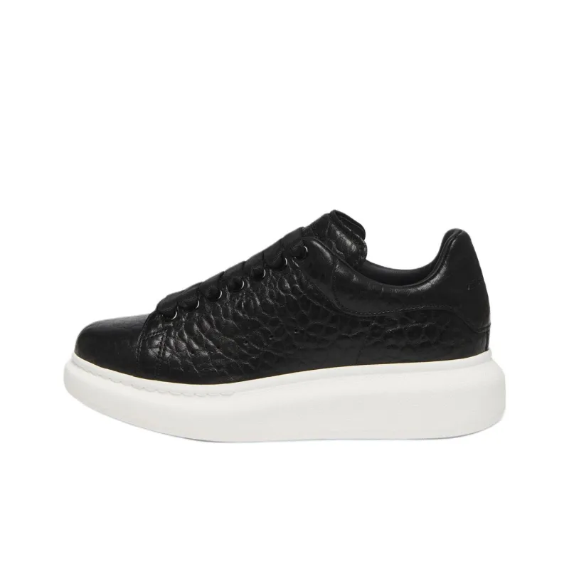 Alexander McQueen Oversized Black Full Grain Leather Women's-0