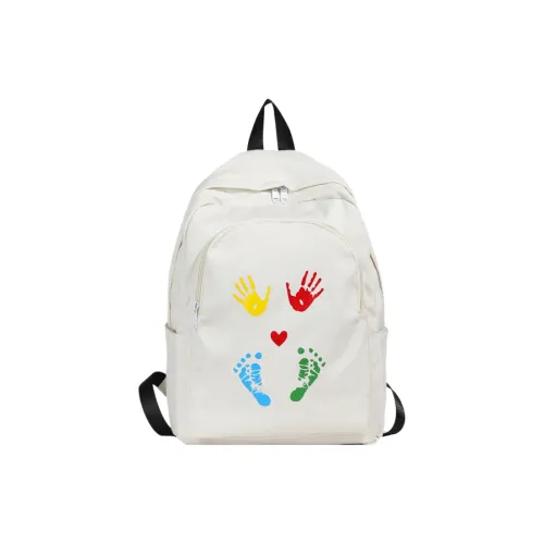 OURFUN Nylon Fabric Backpack Unisex Multicolor