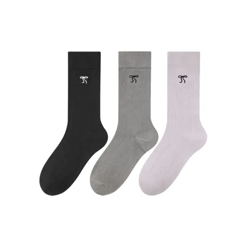MIIOW Knee-High Socks Women's Combo Set