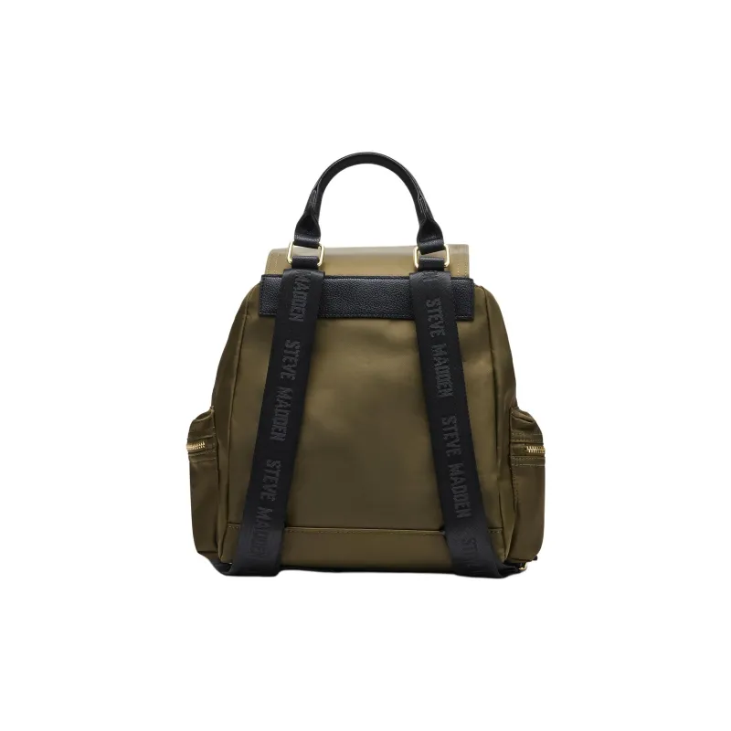 STEVE MADDEN Synthetic Material Backpack Women's Olive-3