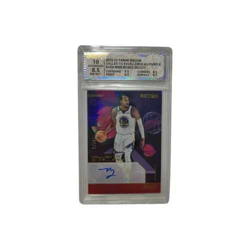 PANINI Moses Moody RECON Public Book Signature 10 Points Card Quality 8.5 Points Graded Cards 1 Pc