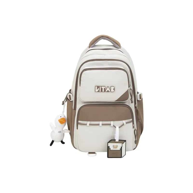Travel Nylon Backpack Regular Women's Black/Orange/Red/Khaki/Green-13