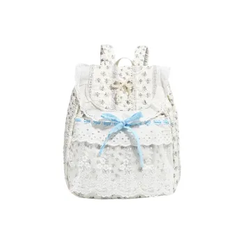 HACIN Canvas Backpack Regular Women's Ecru