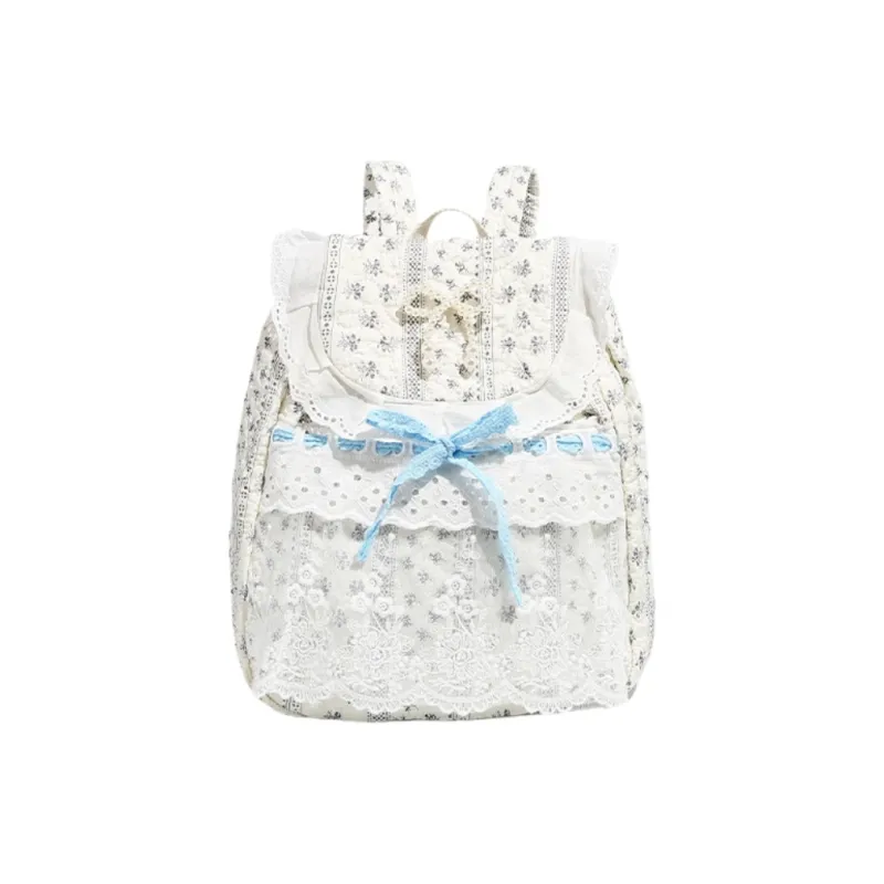 HACIN Canvas Backpack Regular Women's Ecru-0
