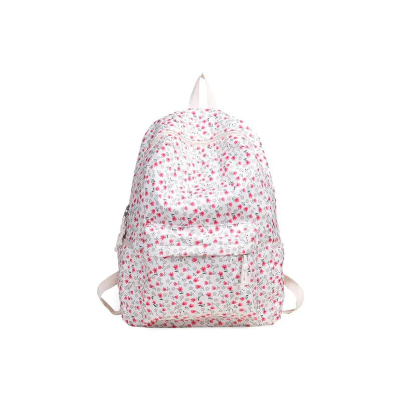 KAKAXI Nylon Backpack Women's Black/Pink/Purple/Yellow-7