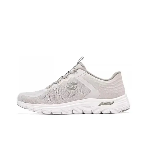 Skechers Arch Fit Casual Shoes Women's Low-Top Off White