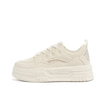 BABAYA KIDS Water Resistant Wear Resistant Breathable Low Top Skateboard Shoes Women's Beige