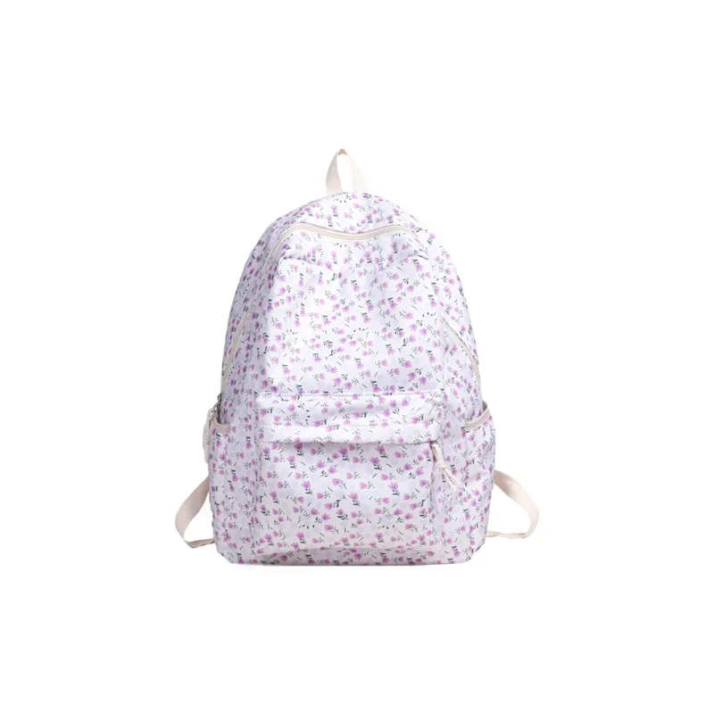 KAKAXI Nylon Backpack Women's Black/Pink/Purple/Yellow-10