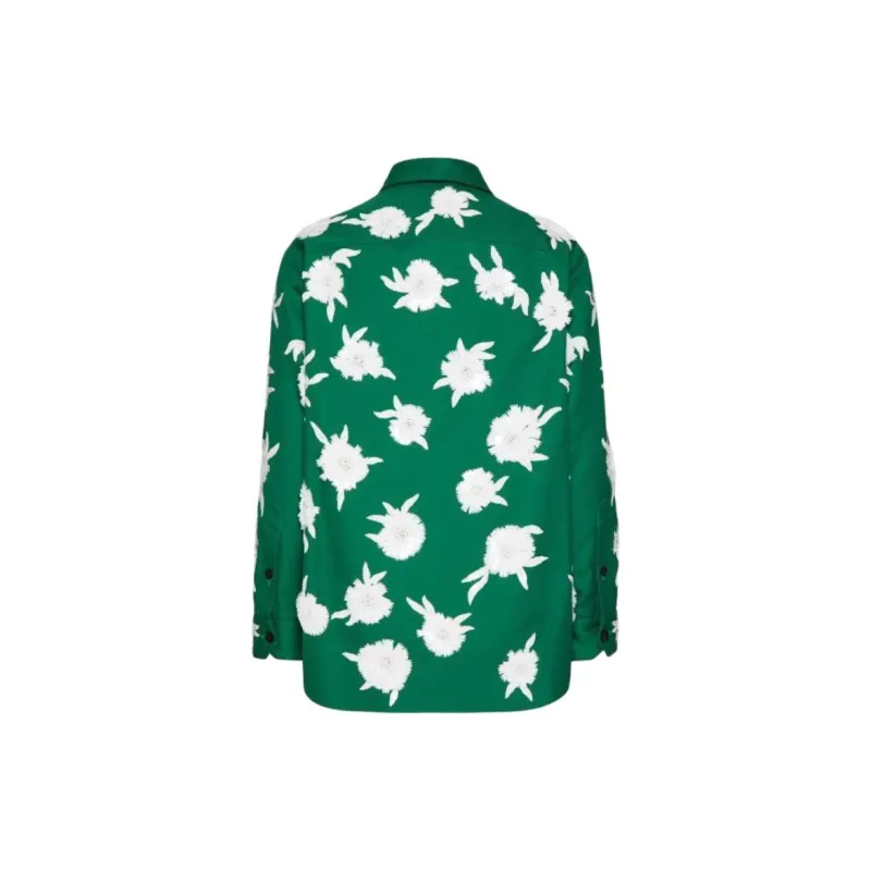 Valentino Jackets Coats Men's Green-1