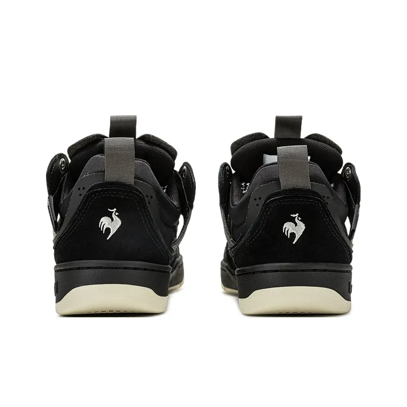 Le Coq Sportif Casual Shoes Unisex Black Gray Color-2