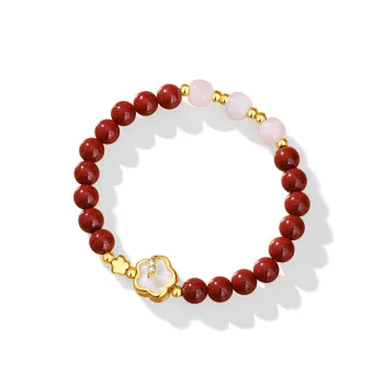 DAISY BEAUTY Reconstructed Cinnabar Bracelets Women's
