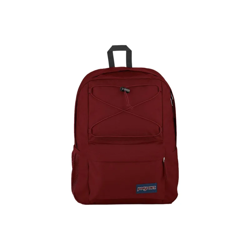 JanSport Recycled Polyester Backpack Unisex Reddish Brown-0
