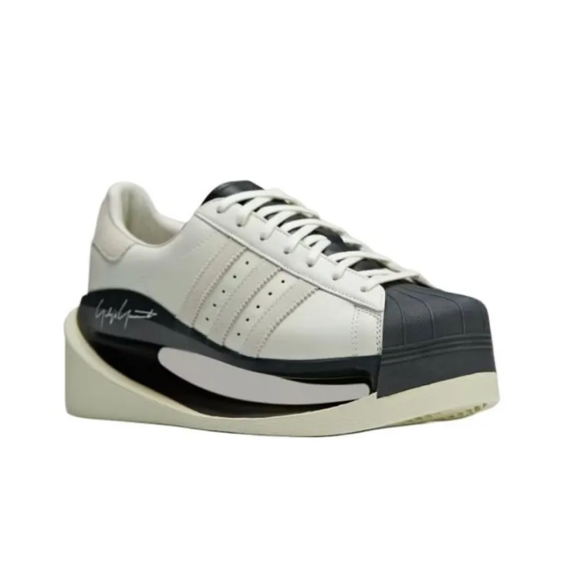 Adidas Y 3 Gendo Superstar Off White Alumina Black-2