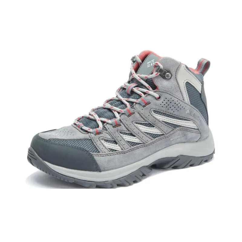 Columbia Crestwood Waterproof And Breathable Mid Top Hiking Shoes Women's Gray-1