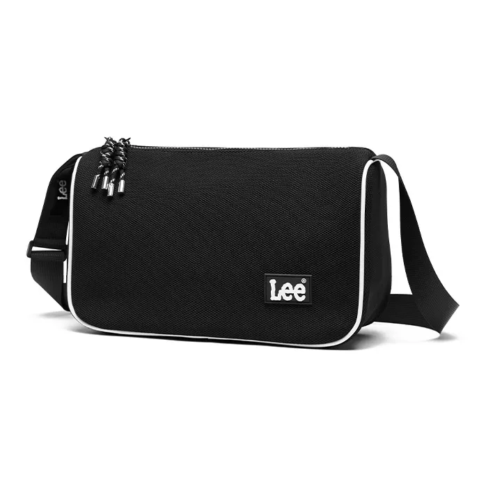 Lee Fabric Crossbody Bag For Men Unisex Black-1