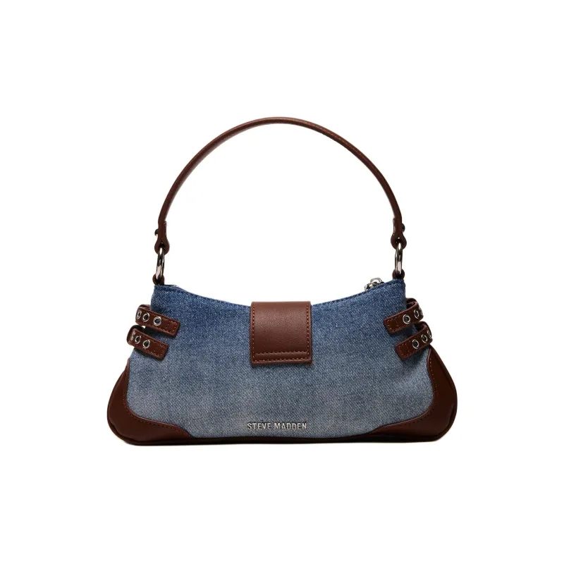 STEVE MADDEN Synthetic Material Handbag Shoulder Bag Women's Denim-3