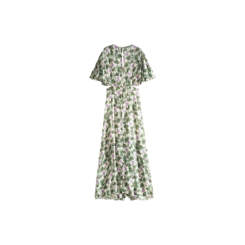 Maje Short-Sleeved Dresses Women's Light Green-1