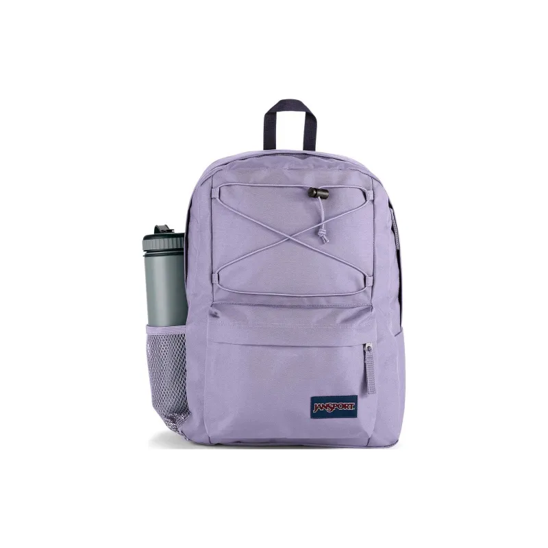 JanSport Recycled Polyester Backpack Unisex Light Purple-3