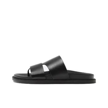 ZARA Slip-Resistant Slide Slippers Men's Black