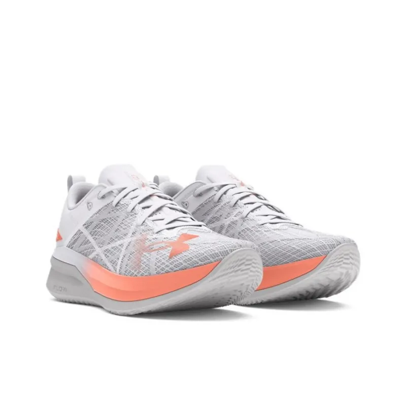 Under Armour VELOCITI PRO Wear Resistant Support Low Top Casual Running Shoes Unisex White-3