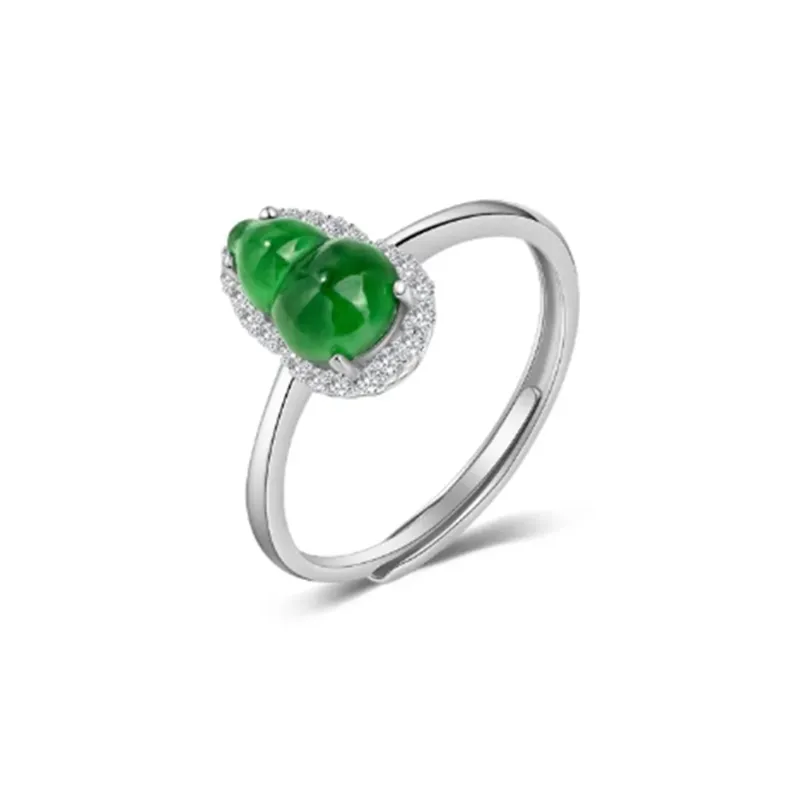 Zheng Baifu Ice Glutinous Jadeite Rings Women's-2
